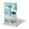 PRESENTER A4 - prezentační stojan  stylový informační stojan s hliníkovou základnou
