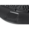 Ergonomická klávesnice Perixx 507 II s Touchpadem černá  touchpad + 2 x USB