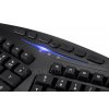 Ergonomická klávesnice Perixx 507 II s Touchpadem černá  touchpad + 2 x USB