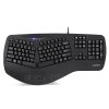 Ergonomická klávesnice Perixx 507 II s Touchpadem černá  touchpad + 2 x USB