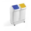 DURABIN SQUARE TROLLEY DUO 40  vozíček na dvě nádoby DURABIN SQUARE 40