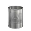 Durable - odpadkový koš 15 l/P 165 mm, kulatý s perforací  kvalitní stříbrné provedení