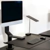 QuickStand Under Desk černý pro jeden monitor  výškově nastavitelné pracoviště Humanscale