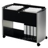 Pojízdná kartotéka DURABLE DESIGN LINE  TROLLEY 100 TOP černá/stříbrná  Elegantní mobilní uzamykatelná kartotéka pro všechny Vaše dokumenty.