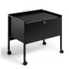 Pojízdná kartotéka DURABLE ECONOMY TROLLEY 80 A4 TOP černá  Mobilní uzamykatelná kartotéka pro všechny Vaše dokumenty.
