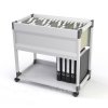 Pojízdná kartotéka DURABLE TROLLEY 90 A4 šedá  Mobilní kartotéka pro všechny Vaše dokumenty.