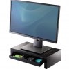 Fellowes designer Suites™ - výškově nastavitelný podstavec pod monitor  3 polohy nastavení 11 cm, 13 cm, 15 cm, organizační zásuvka