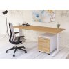 Set kancelářský stůl + kontejner DESK FIX 205 bílá podnož