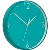Nástěnné hodiny Leitz WOW tyrkysové  tiché nástěnné hodiny v zářivých barvách