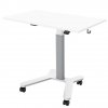 DeskTheapy C1+ výškově nastavitelný stůl pro malé prostory  elektrická podnož s jedním sloupkem