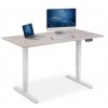 DeskTherapy E4+ elektrický polohovací stůl bílá podnožAKCE  pokročilé funkce připomínkování, zámek a tl. desky