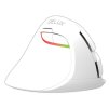 DeLUX M618 mini levoruká bezdrátová vertikální myš bílá  dualní bezdrátová + Bluetooth myš, pro malé dlaně