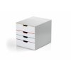 Zásuvkový box VARICOLOR 4 MIX  stylový úložný box se 4-mi zásuvkami