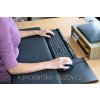 Podruce - barva černá  ergonomická podložka ke klávesnici a myši