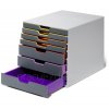 Zásuvkový box DURABLE VARICOLOR 7  stylový úložný box se 7-mi zásuvkami