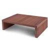 Podstavec pod monitor A4+  hnědý Walnut  Kvalitní, dřevěné provedení - výběr ze 4 velikostí