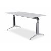 ALUDESK 750 - výškově nastavitelný stůl z hliníku  Luxusní design, nastavení pomocí šroubů