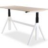 DeskTherapy A-DESIGN EXCLUSIVE - polohovací stůl  Luxusní designový stůl se sloupky Linak