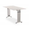 DESK FIX 100 SMALL šedá podnož - výškově nastavitelný stůl  variabilní nastavení výšky stolu