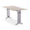 DESK FIX 100 SMALL šedá podnož - výškově nastavitelný stůl  variabilní nastavení výšky stolu