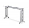 DESK FIX 100 SMALL šedá podnož - výškově nastavitelný stůl  variabilní nastavení výšky stolu