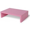 Podstavec pod monitor A4+ DELUX RŮŽOVÁ SVĚTLÁ  premiový dekor, 4 velikosti 5, 10, 15 a 20 cm