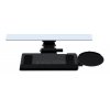 Výsuv na klávesnici a myš Humanscale 6G s Clip mouse  485x270mm, černá barva, gelová podložka a podložka pod myš Clip mouse