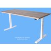 DeskTherapy D5+ Linak EXLUSIVE - nejpevnější výškově nastavitelný stůl  nejpevnější dvou sloupkový stůl, nosnost 160 kg, maximální výbava, až 270x90 cm