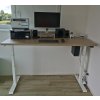 DeskTherapy D5+ Linak EXCLUSIVE - nejpevnější výškově nastavitelný stůl  nejpevnější dvou sloupkový stůl, nosnost 160 kg, maximální výbava, až 270x90 cm