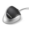 Goldtouch USB Comfort - drátová vertikální myš  černo-stříbrná ergonomická myš