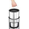 DURABLE SAFE 17L Odpadkový koš s popelníkem, stříbrný 5