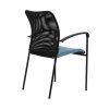 Jednací židle TRITON BLACK SL modrá 3