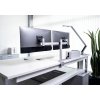 Monitor mount Durable - držák na dva monitory, svorka na stůl + Cavoline Box S