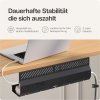 Desktronic kabelovy kanal cerny stul 2