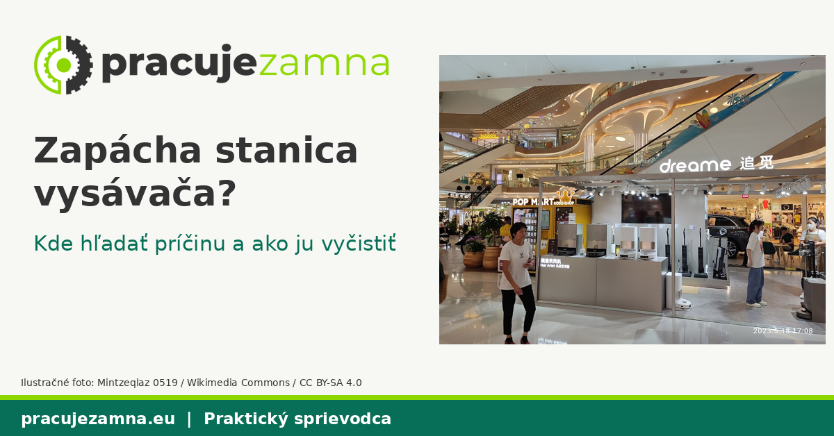 Prečo zapácha stanica robotického vysávača a ako ju správne vyčistiť