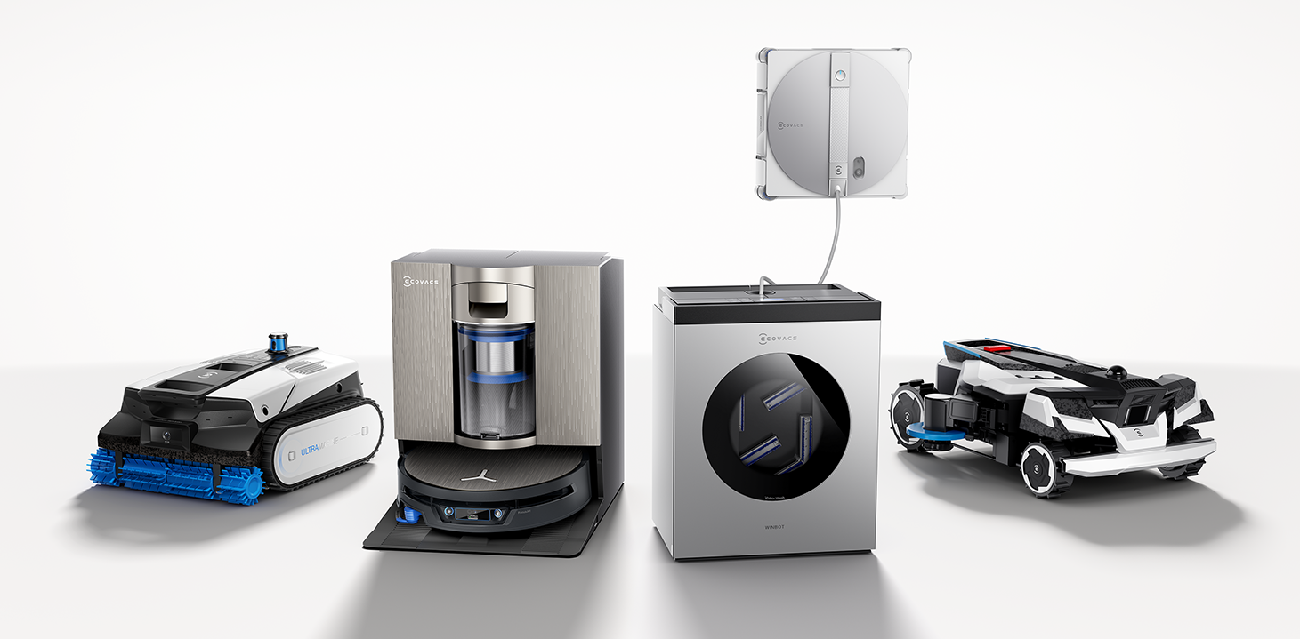 Oficiálny prehľadový vizuál noviniek ECOVACS na IFA 2026