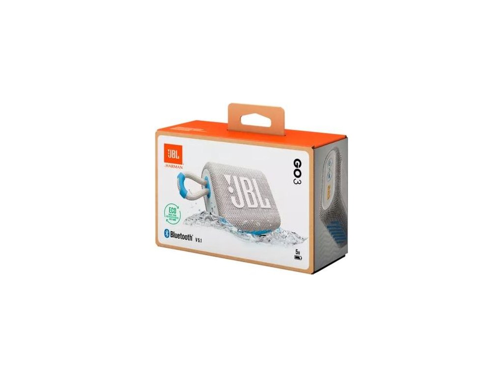 Bezdrôtový Bluetooth reproduktor JBL Go 3 Eco White EU