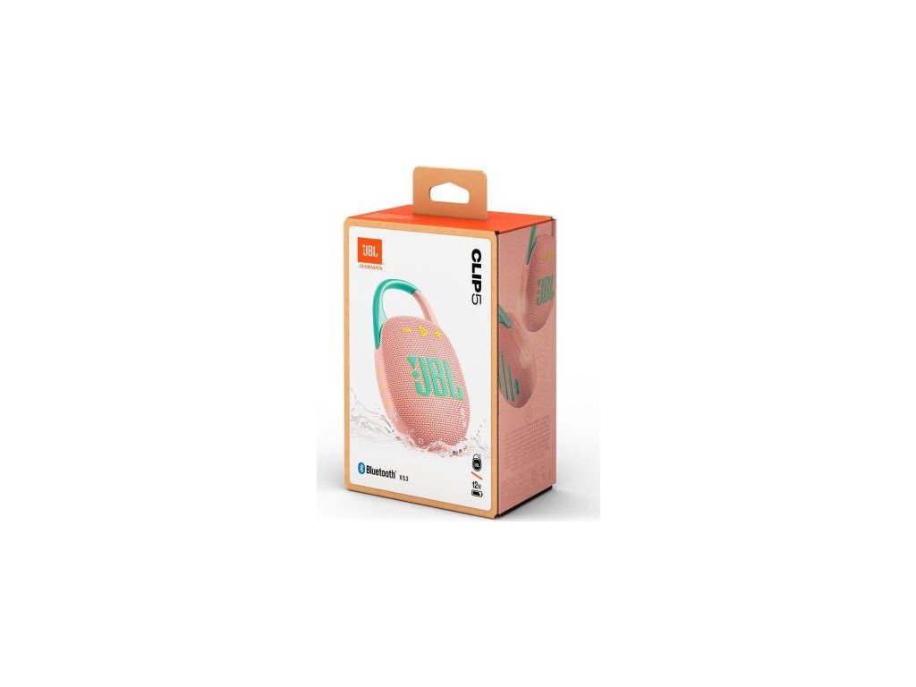 Bezdrôtový Bluetooth reproduktor JBL CLIP 5 ružový EU