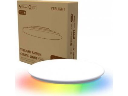 Xiaomi Yeelight Arwen 450C LED inteligentné stropné svietidlo s RGB podsvietením, 50W, 4000 lm, 495mm biele EU