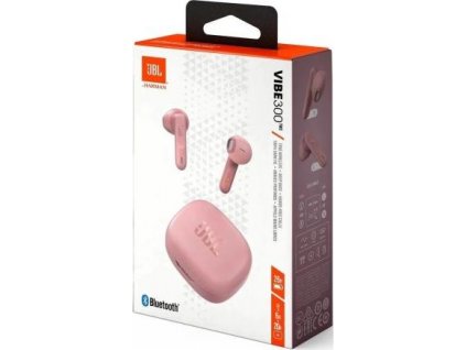 JBL Vibe 300 TWS Bluetooth bezdrôtové slúchadlá do uší ružové EU