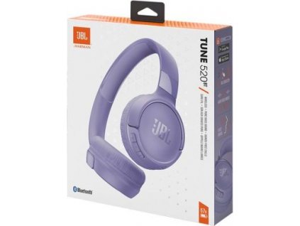 JBL Tune 520BT Bluetooth bezdrôtové slúchadlá do uší Purple EU