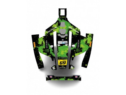 NÁLEPKA Monster Edition (Zelená) - ROBOTICKÁ KOSAČKA MAMMOTION LUBA 1