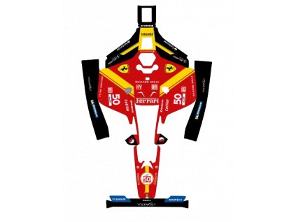NÁLEPKA FERRARI LE MANS EDITION - ROBOTICKÁ KOSAČKA MAMMOTION LUBA 2