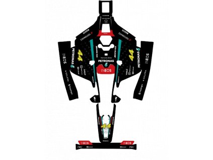 NÁLEPKA F1 Mercedes 2024 Edition - ROBOTICKÁ KOSAČKA MAMMOTION LUBA 2