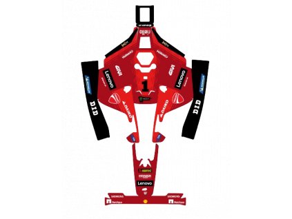 NÁLEPKA Ducati GP 2024 Edition - ROBOTICKÁ KOSAČKA MAMMOTION LUBA 2