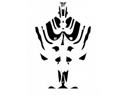 NÁLEPKA Zebra Edition - ROBOTICKÁ KOSAČKA MAMMOTION LUBA 2