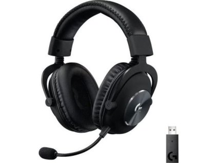 Logitech Headphones Wireless PRO X Lightspeed for Gaming, čierna EU (981-000907)