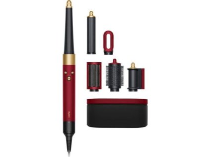 Dyson Airwrap ID Straight + Wavy Multi-Style Kompletný dlhý Styler a sušič HS08 Špeciálna darčeková edícia Velvet Red/ Gold EU 596925-01