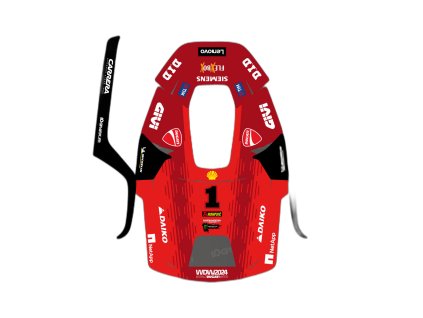 Sticker Ducati Moto GP Bagnaia Edition Husqvarna AUTOMOWER Aspire R4 robotic lawnmower