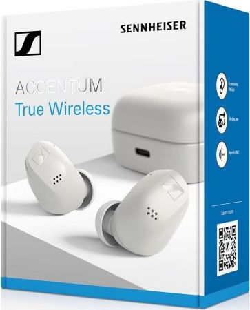 Bezdrôtové slúchadlá do uší Sennheiser Accentum True Wireless, biele, EU